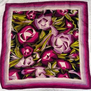 SOLD ❌ | Missoni for Target 100% Silk Scarf Abstract Floral Print 29X29 Square